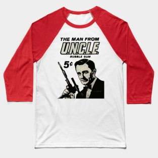 Vintage Man From U.N.C.L.E. with Napoleon Solo - Authentic, Distressed Baseball T-Shirt